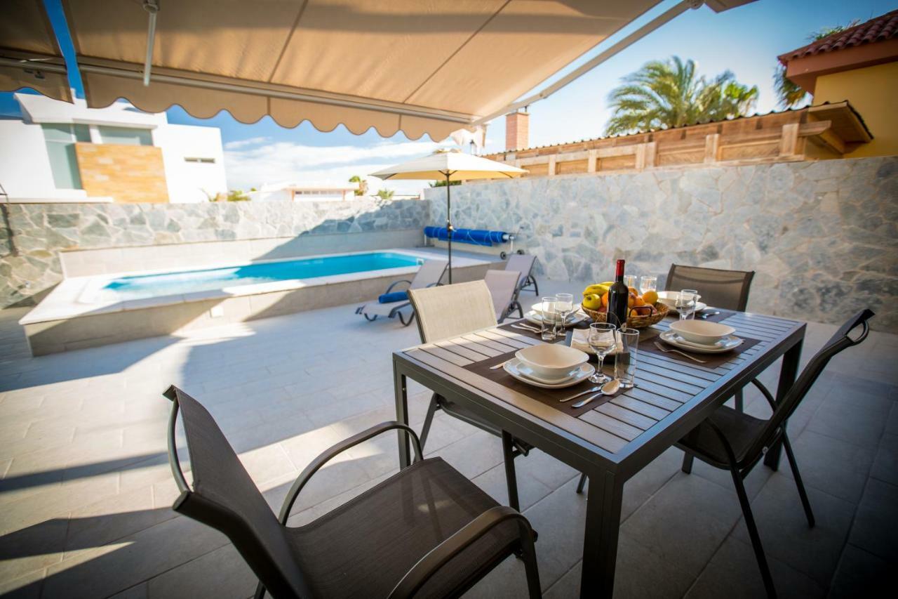 Villa Jandia Modern New Apartment Morro Jable Private Heated Pool Big Terrace And Parking Exteriör bild